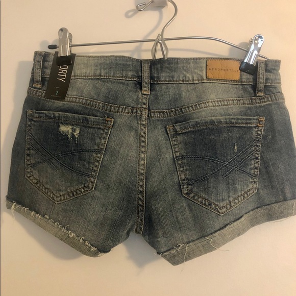 NWT Aeropostale “Shorty” denim shorts Size 2 - Picture 3 of 3